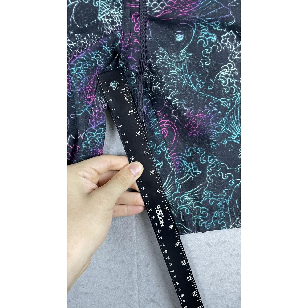 Columbia PFG Ravina Gardens Boardshort Womens 8 Black Koi Fish Omni-Shield - Picture 6 of 11